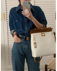 DENIM SHIRT OVERSIZE TOP